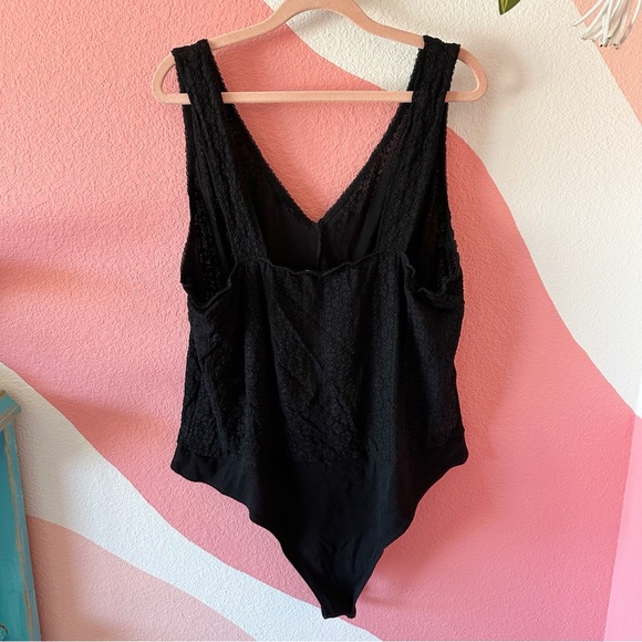 Stitch Fix August Mist Kalani Black Lace Knit Bodysuit 2X - Picture 2 of 7